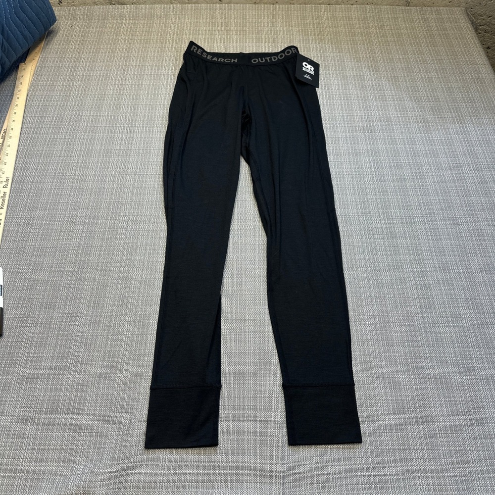 Outdoor Research Alpine Onset Merino 150 Leggings Women XS Black Base Layer 1972